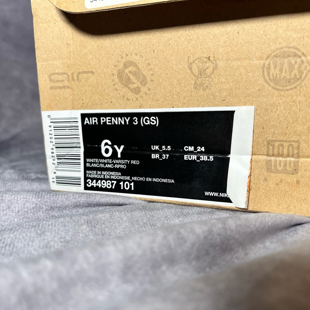 🔥Nike Air Penny 3 (gs) size 6Y - Picture 6 of 7